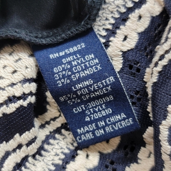 ✨️CL Max Edition Cream Multicolor Scallop Lace Detail A Line Skirt Size S - Picture 10 of 10